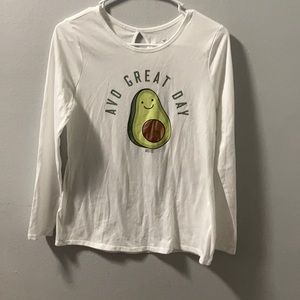 A long sleeve t-shirt with unique design